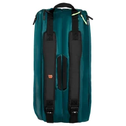 Fashion Blade Super Tour Racket Bag 9 Pack - Petrol, Black Racket Bags