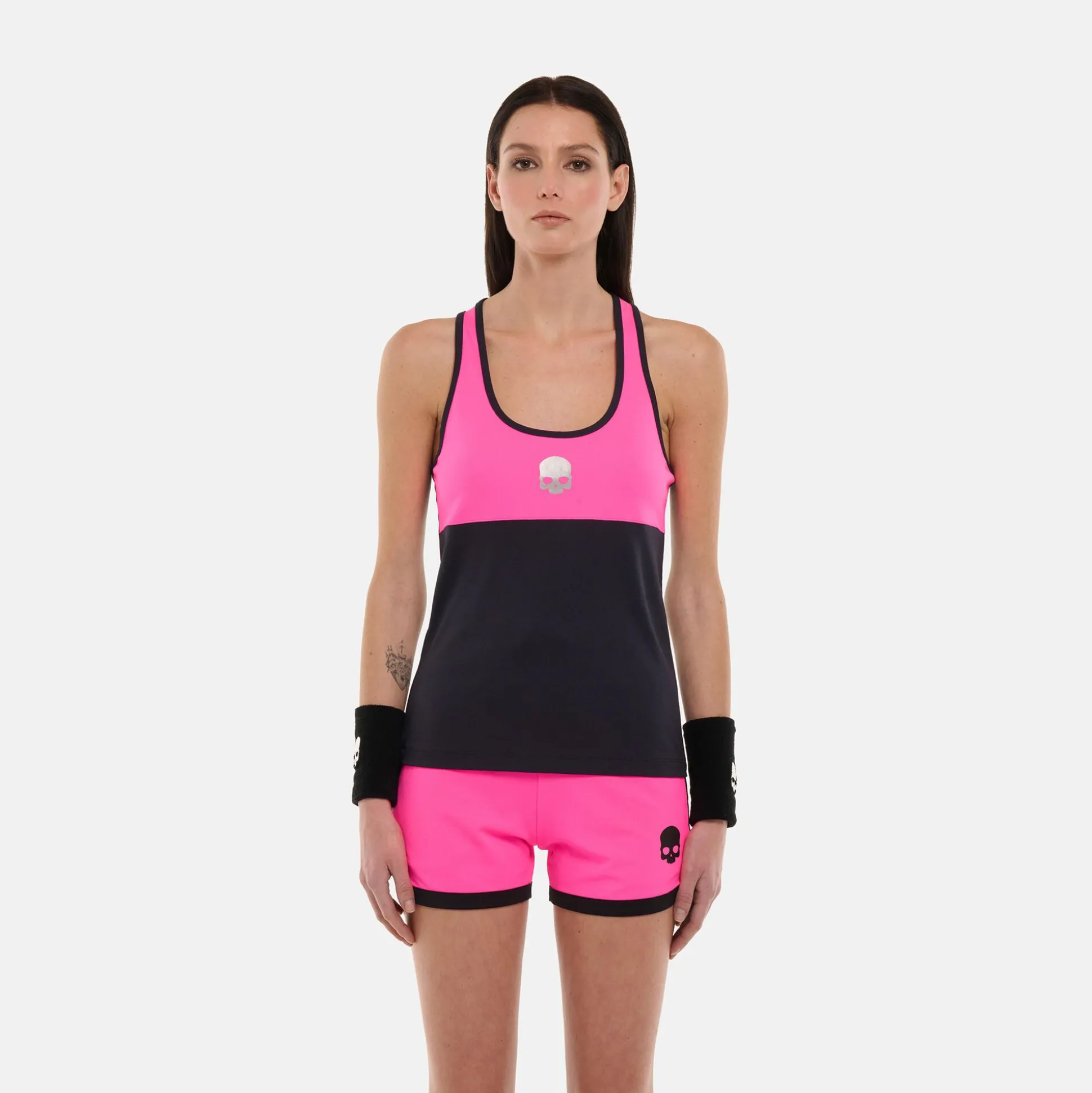 Best Sale Block Color Tech Tank Top Women - Dark Blue, Berry Tops