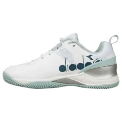 Clearance Blushield Torneo 2 Clay Court Shoe Women - White, Mint Clay Court Shoes
