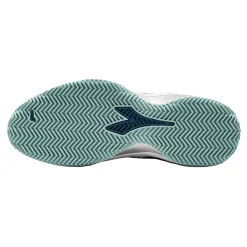 Clearance Blushield Torneo 2 Clay Court Shoe Women - White, Mint Clay Court Shoes
