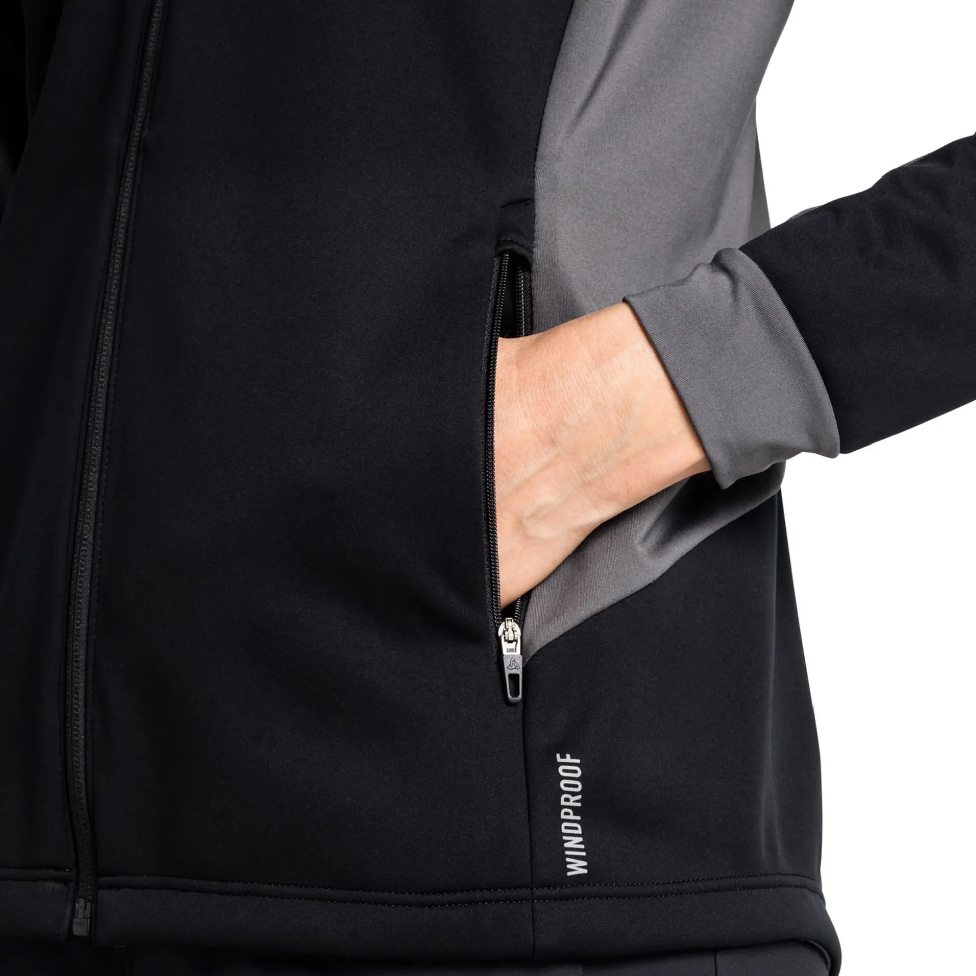 Hot Brensholmen Running Jacket Women - Black, Grey Running Clothing