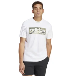 Hot Camo Graphic 2 T-Shirt Men - White, Olive Shirts