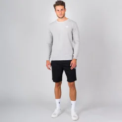 Cheap Chaka Basic Crew Sweatshirt Men - Lightgrey, White Hoodies & Sweaters