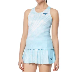New Charge Printed Tank Top Women - Light Blue Tops