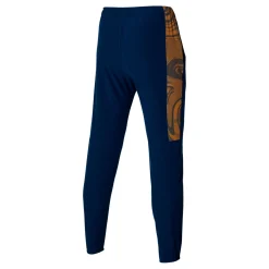 Fashion Charge Printed Training Pants Men - Dark Blue, Orange Pants