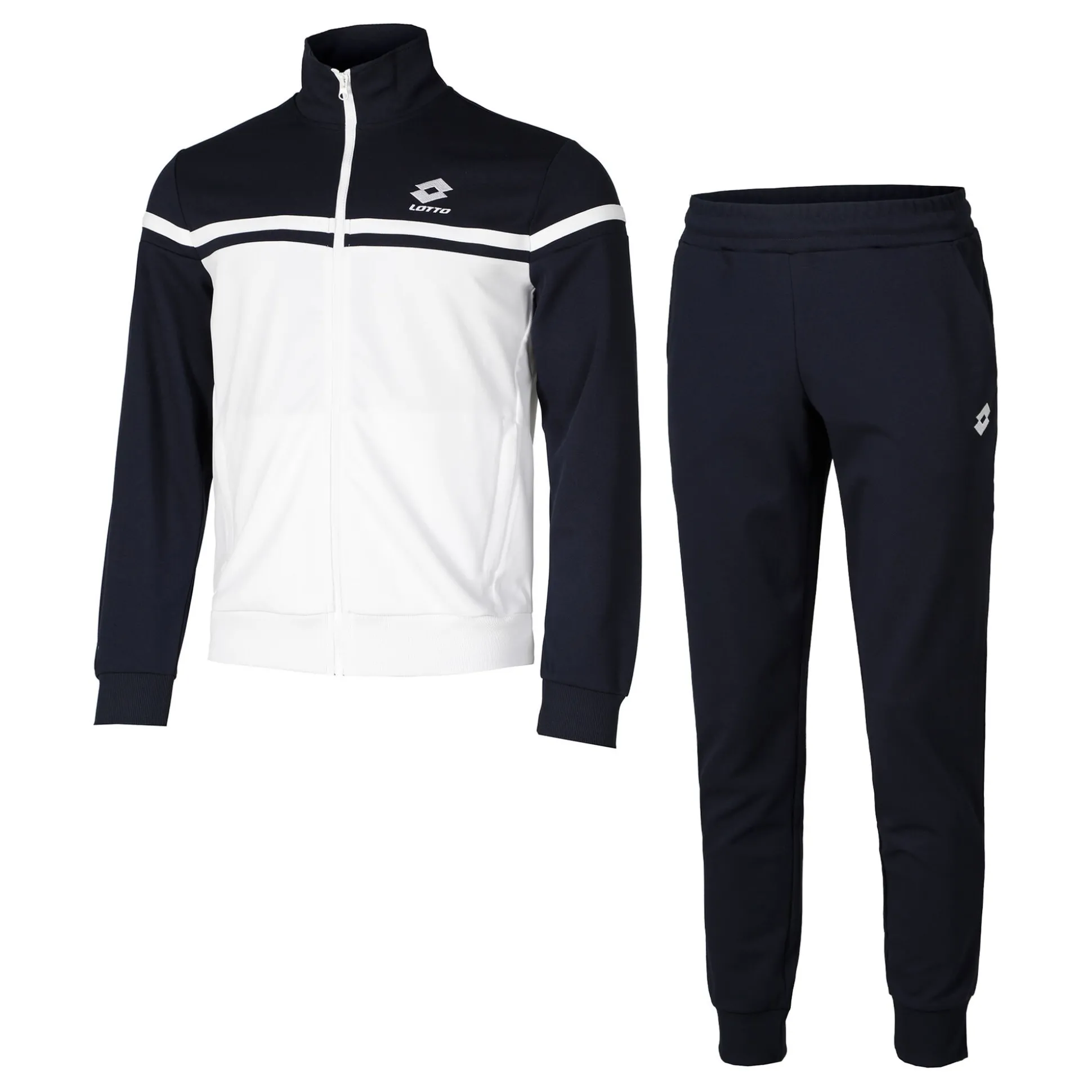 New Circle Tracksuit Men - White, Dark Blue Tracksuits