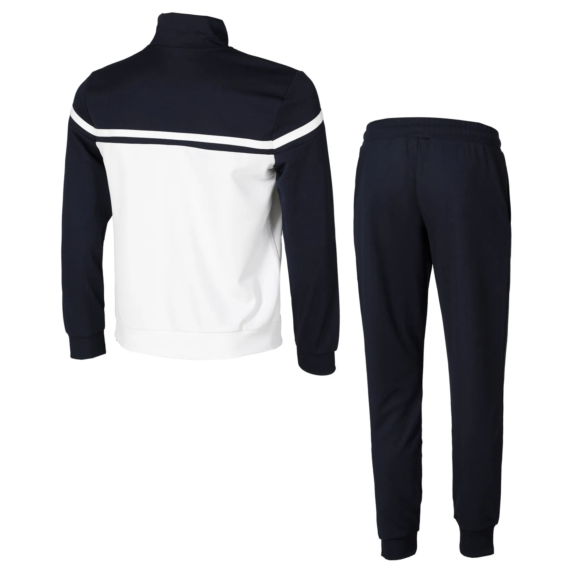 New Circle Tracksuit Men - White, Dark Blue Tracksuits
