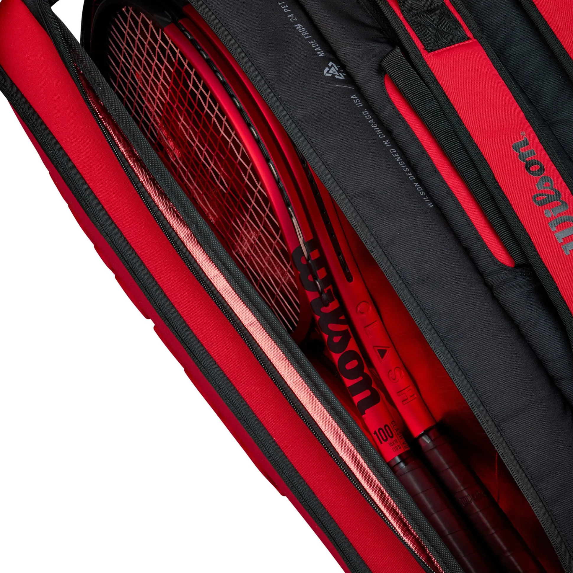 Cheap Clash Super Tour Racket Bag 15 Pack - Red Racket Bags