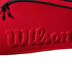 Clearance Clash Super Tour Racket Bag 6 Pack - Red Racket Bags