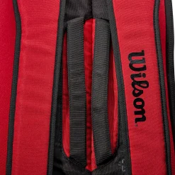 Clearance Clash Super Tour Racket Bag 6 Pack - Red Racket Bags