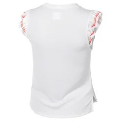 Online Classic Stripes Rib Tank Top Women - White Tops