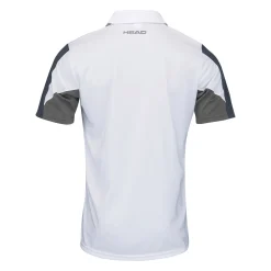 Clearance Club 22 Tech Polo Men - White, Dark Blue Shirts