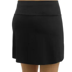 Fashion Club Basic Long Skirt Women - Black, Silver Skirts