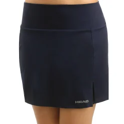 Online Club Basic Long Skirt Women - Dark Blue, Silver Skirts