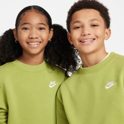 Cheap Club Fleece Long Sleeve Kids - Cream Shirts