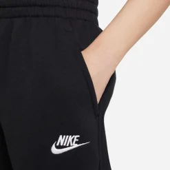 Cheap Club Fleece Loose Training Pants Girls - Black, White Pants