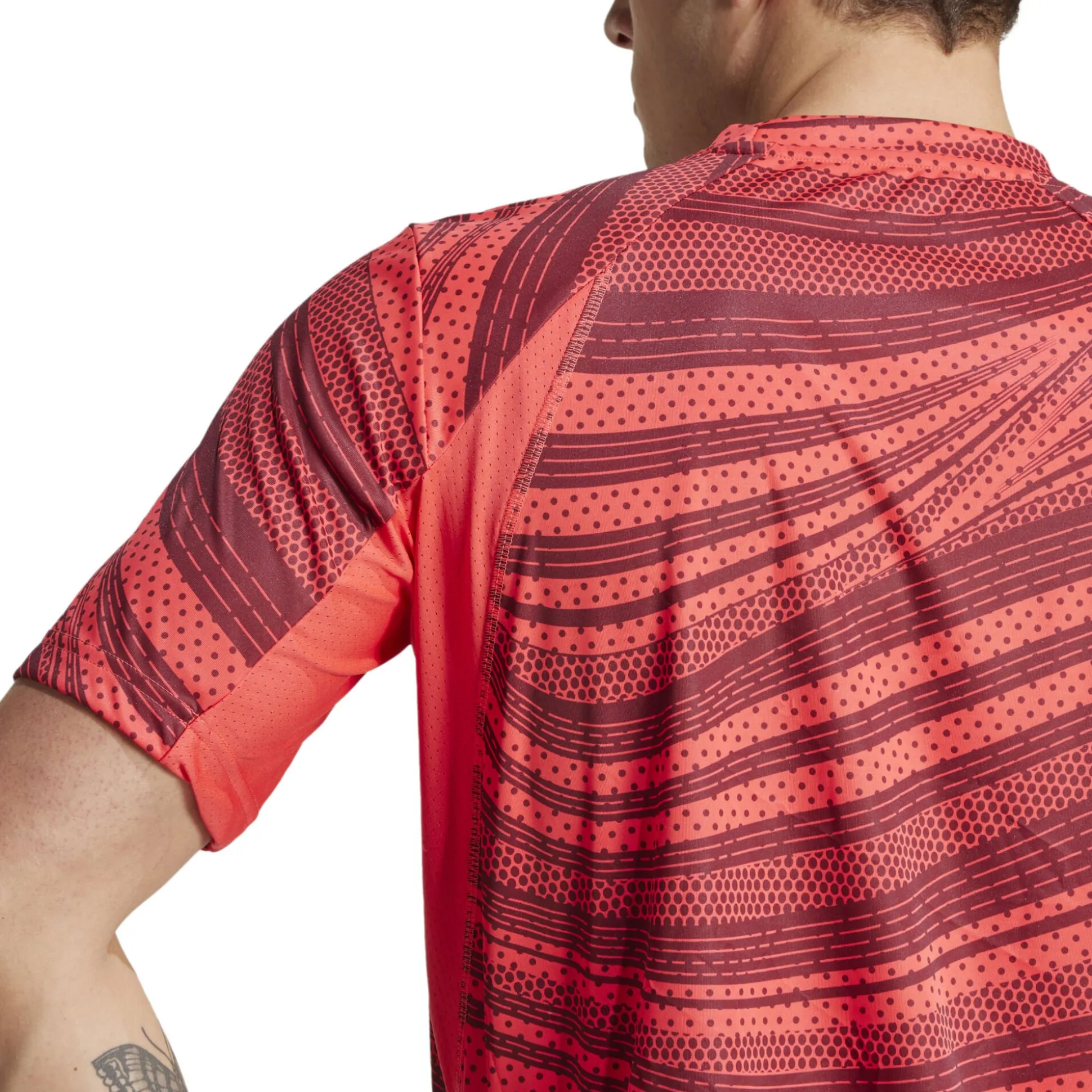 Online Club Graphic T-Shirt Men - Orange, Red Shirts