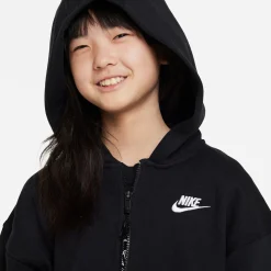 Store Club Oversized Fleece Zip Hoodie Girls - Jackets