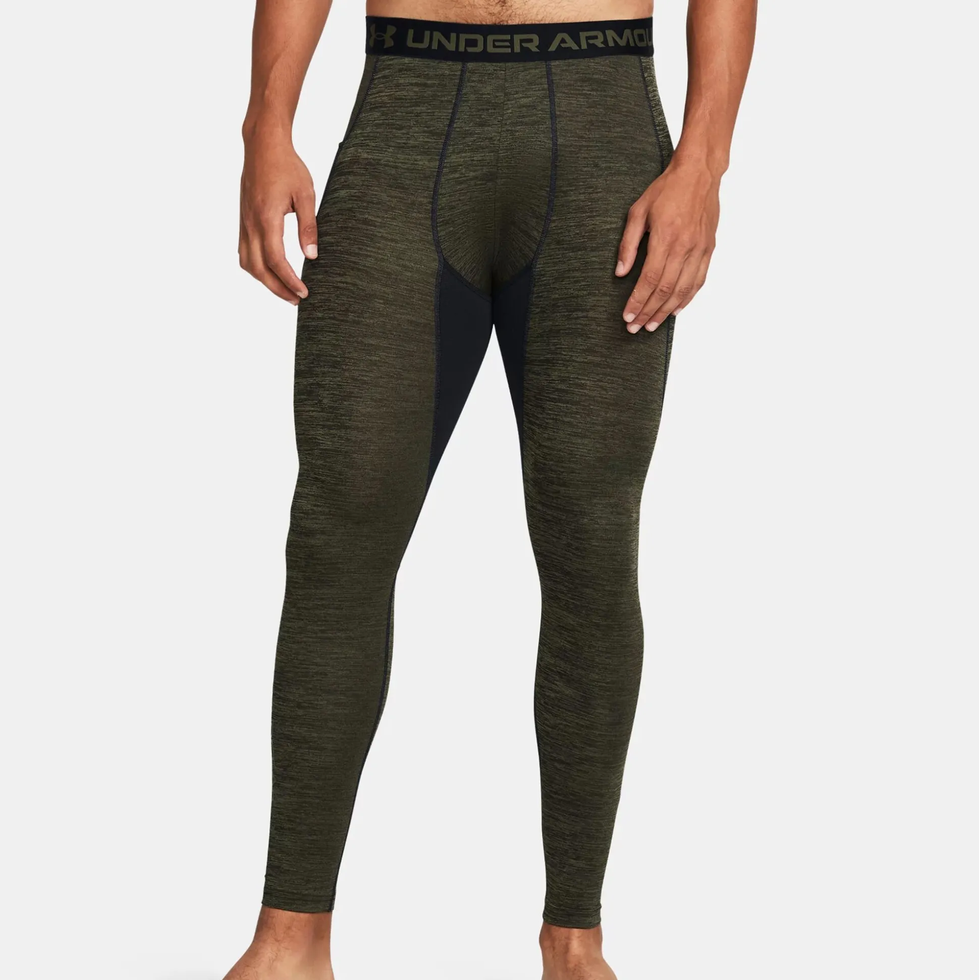 Cheap Coldgear Twist Tight Men - Olive, Black Pants
