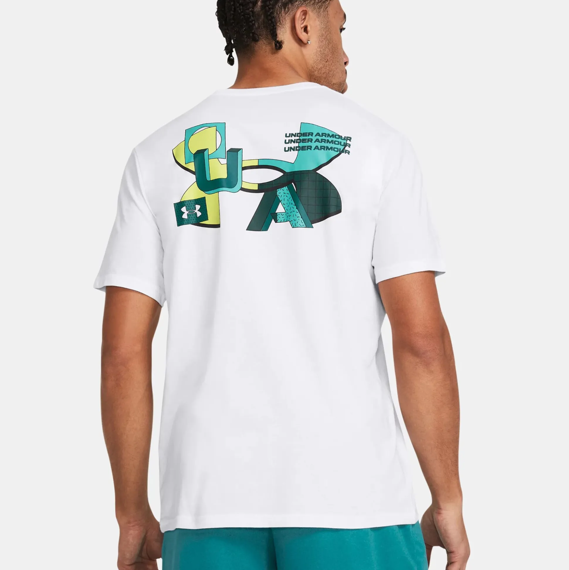 Cheap Color Block Logo LC T-Shirt Men - Shirts