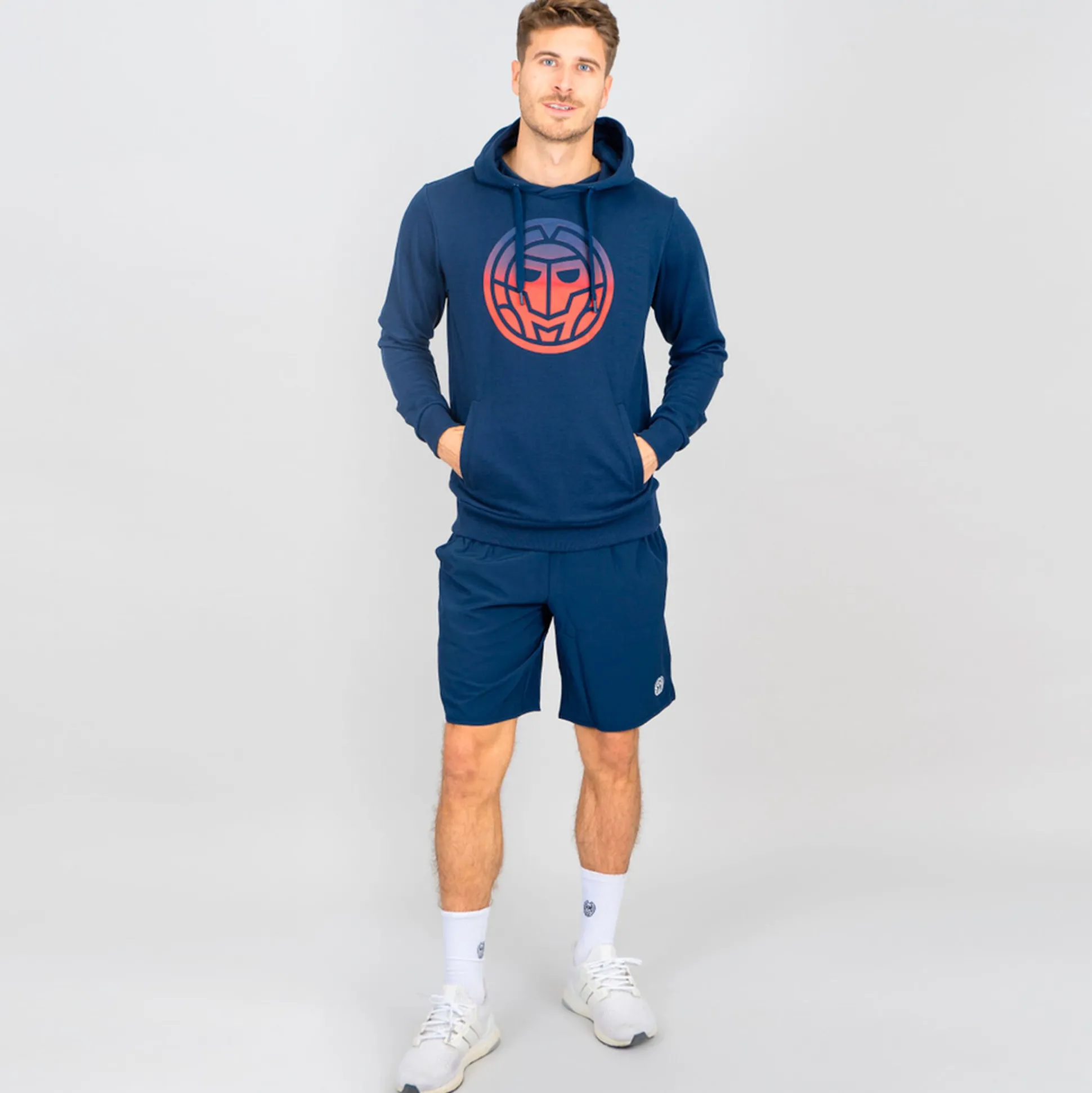 Discount Colortwist Hoody Men - Dark Blue, Red Hoodies & Sweaters