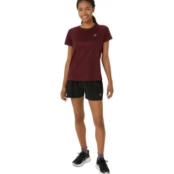 Online Core Running Shirt Women - Dark Red Running Clothing