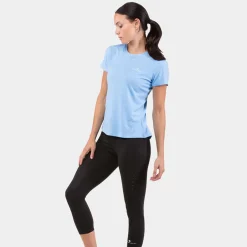 Cheap Core Running Shirt Women - Light Blue, White Running Clothing