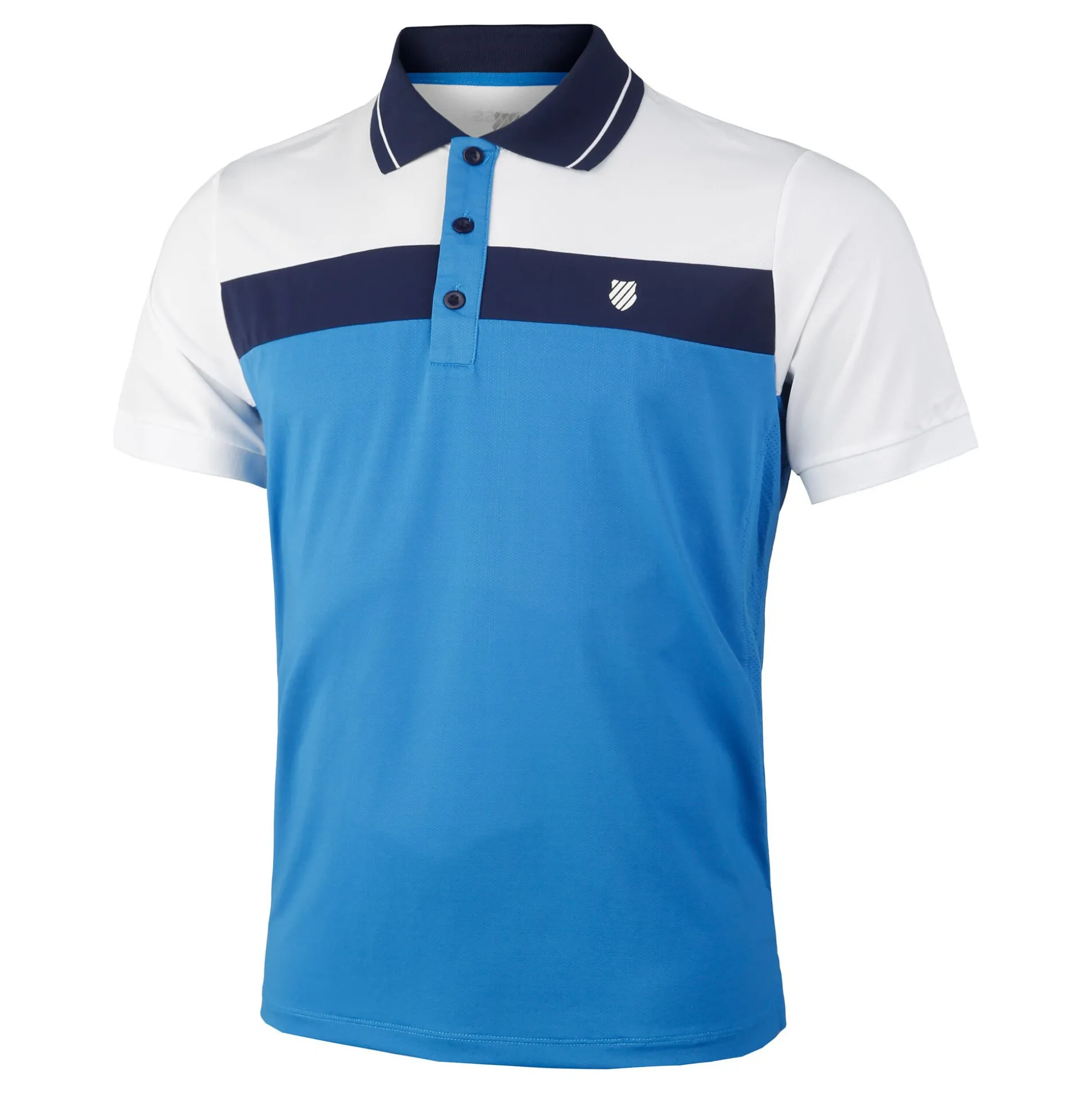 Hot Core Team Block Polo Men - Blue, White Shirts