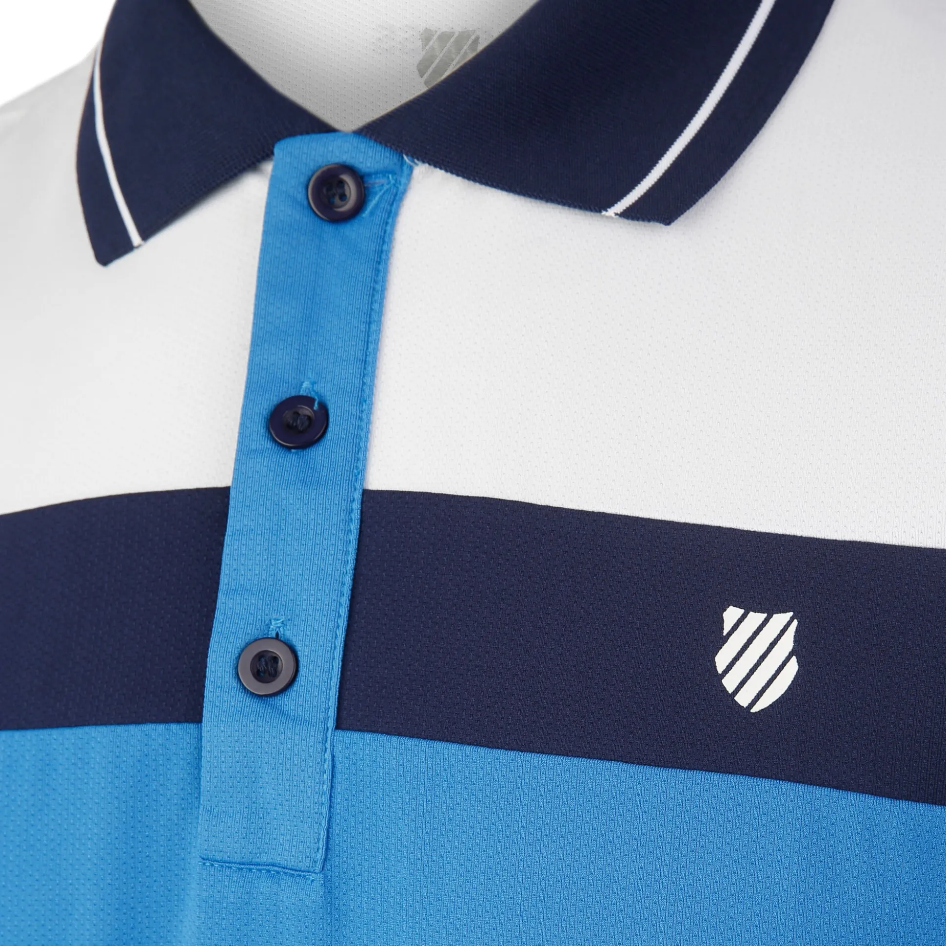 Hot Core Team Block Polo Men - Blue, White Shirts