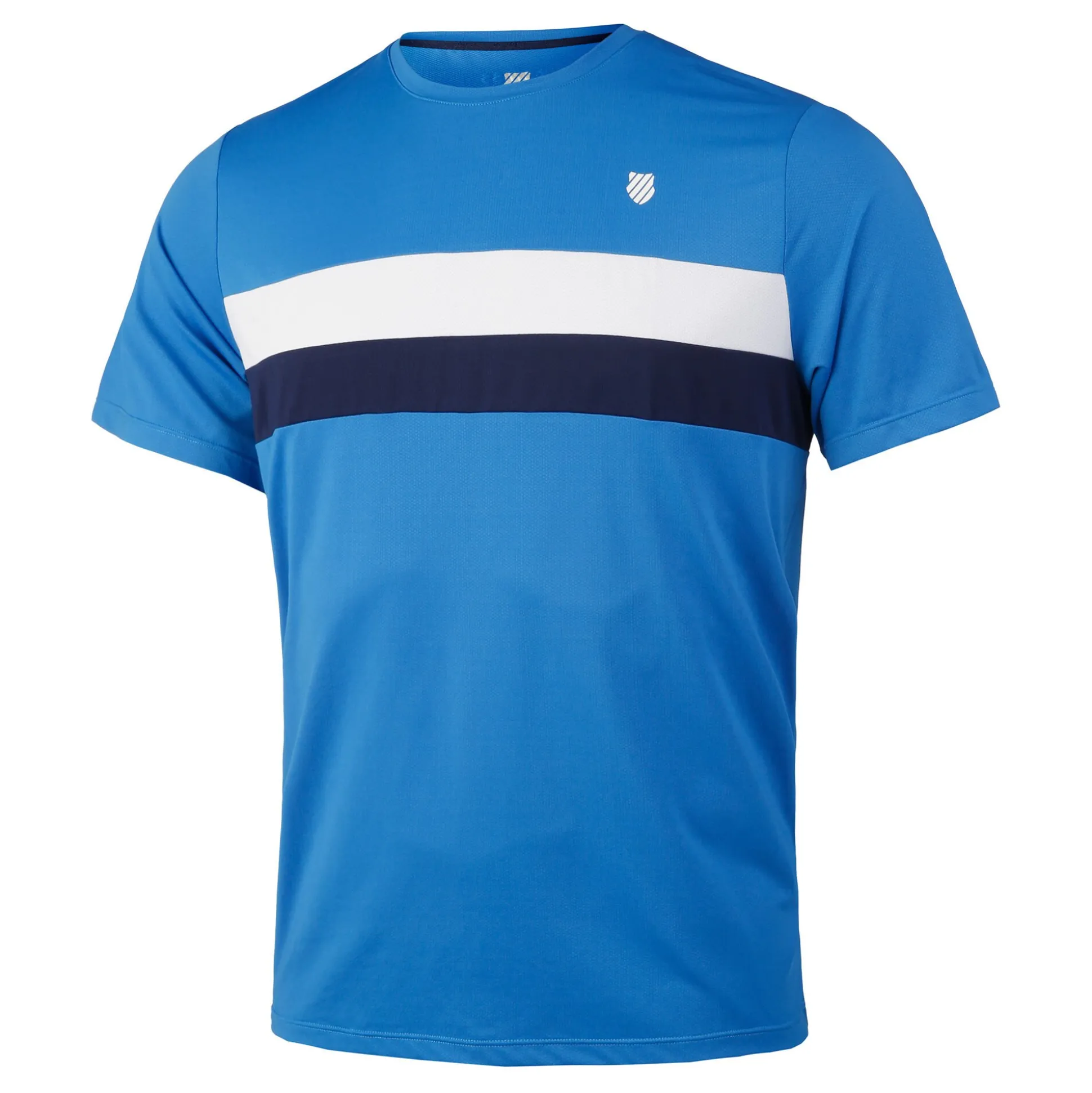 Best Core Team Stripe Crew T-Shirt Men - Blue, Multicoloured Shirts