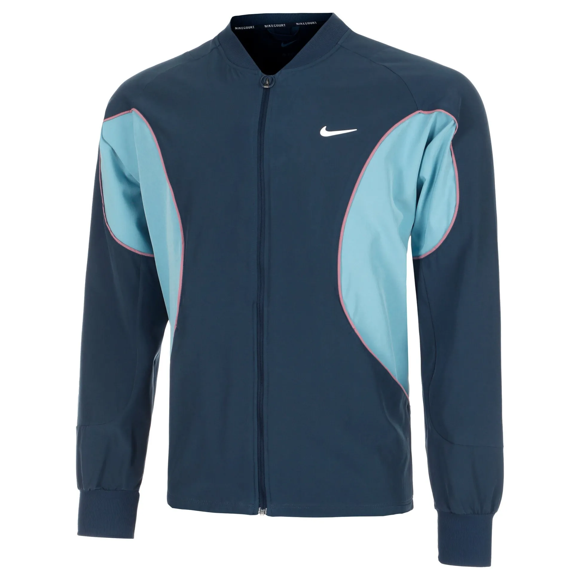 Shop Court Dri-Fit Advantage Training Jacket Men - Dark Blue, Light Blue Jackets