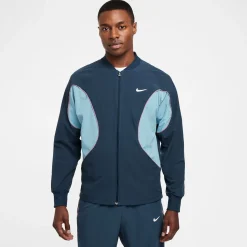 Shop Court Dri-Fit Advantage Training Jacket Men - Dark Blue, Light Blue Jackets
