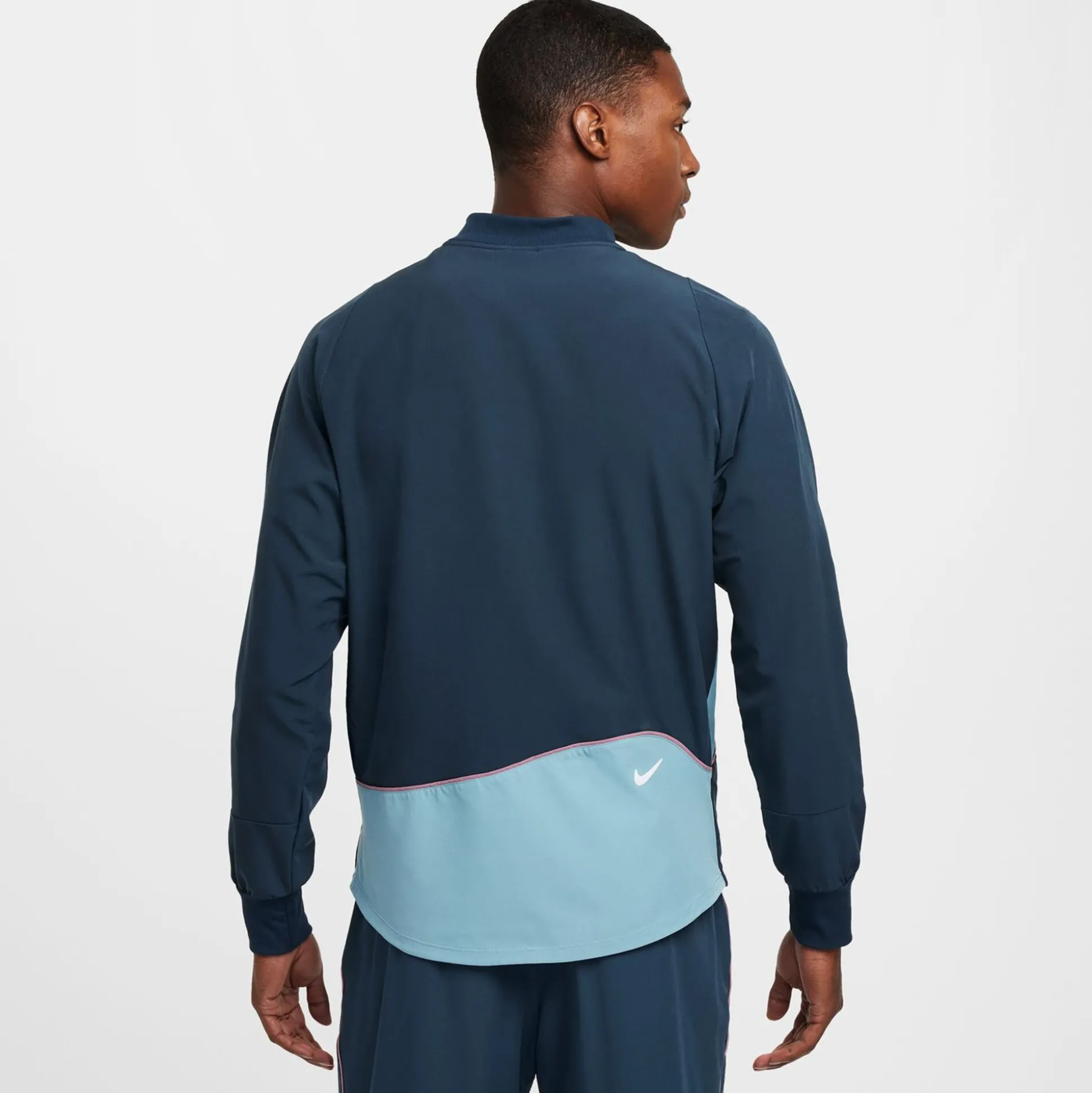 Shop Court Dri-Fit Advantage Training Jacket Men - Dark Blue, Light Blue Jackets