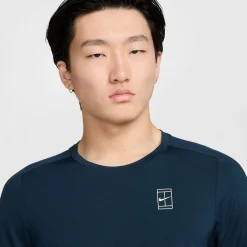 Shop Court Dri-Fit Advantage T-Shirt Men - Dark Blue, White Shirts