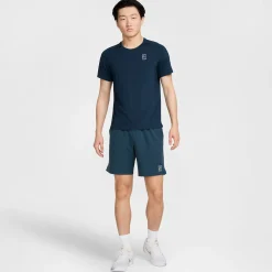 Shop Court Dri-Fit Advantage T-Shirt Men - Dark Blue, White Shirts