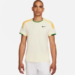 Hot Court Dri-Fit Slam T-Shirt Men - Cream, Multicoloured Shirts