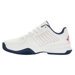 Best Sale Court Express Clay Court Shoe Men - White, Dark Blue Clay Court Shoes