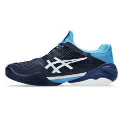 Cheap Court FF 3 Clay Novak Clay Court Shoe Men - Blue, White Clay Court Shoes