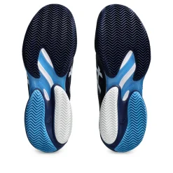 Cheap Court FF 3 Clay Novak Clay Court Shoe Men - Blue, White Clay Court Shoes