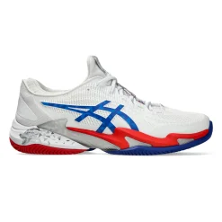 New Court FF 3 Clay Novak Clay Court Shoe Men - White, Blue Clay Court Shoes
