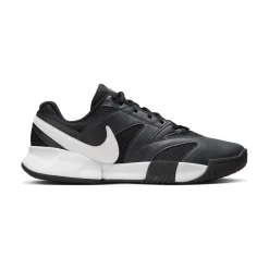 Online Court Lite 4 Clay Court Shoe Kids - Black, White Clay Court Shoes
