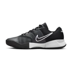 Online Court Lite 4 Clay Court Shoe Kids - Black, White Clay Court Shoes