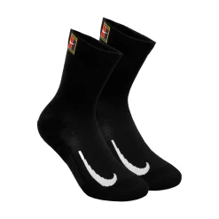 Cheap Court Multiplier Cushioned Tennis Socks 2 Pack - Black, White Socks