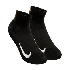 Cheap Court Multiplier Max Sports Socks 2 Pack - Black, White Socks