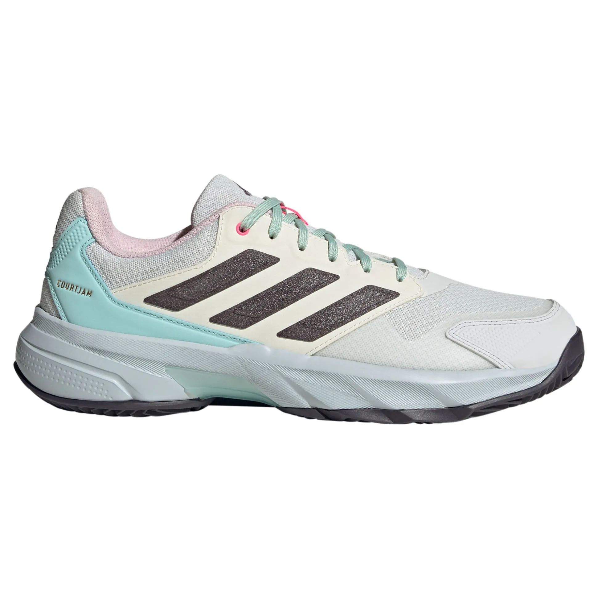 Online CourtJam Control 3 Clay Court Shoe Men - White, Grey Clay Court Shoes