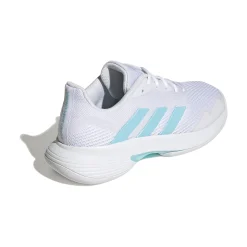 Store CourtJam Control Carpet Shoe Women - White, Turquoise Carpet Shoes