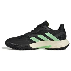 Hot CourtJam Control Men - Black, Neon Green Clay Court Shoes