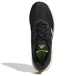 Hot CourtJam Control Men - Black, Neon Green Clay Court Shoes