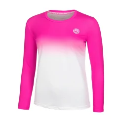 Hot Crew Gradiant Long Sleeve Girls - Pink, White Shirts