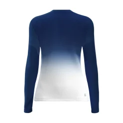Cheap Crew Gradiant Long Sleeve Girls - Dark Blue, White Shirts